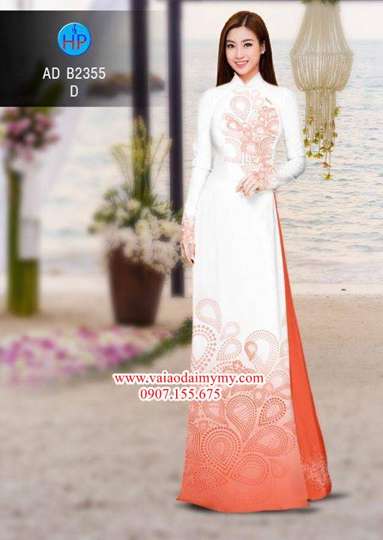 1514906509 814 vai ao dai nhung cham bi ket nen hoa van nhe nhang tinh te ad