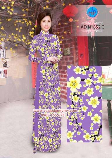 1515073093 868 vai ao dai hoa mai vang ron rang don tet ad