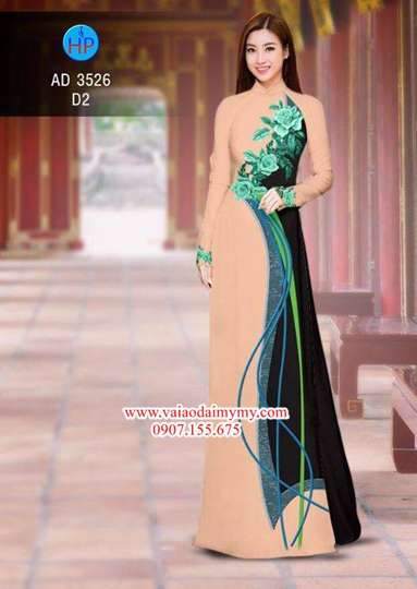 1515074235 444 vai ao dai hoa hong xanh 3d dep long lay ad