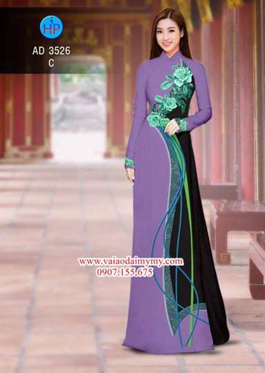 1515074235 582 vai ao dai hoa hong xanh 3d dep long lay ad