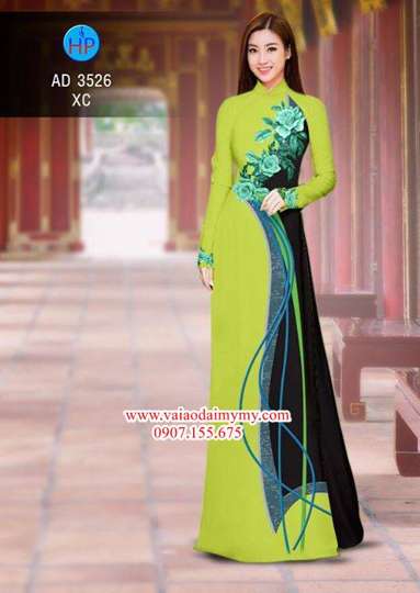 1515074236 569 vai ao dai hoa hong xanh 3d dep long lay ad