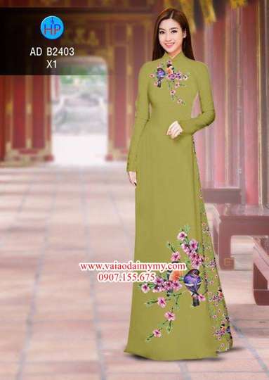 1515595788 344 vai ao dai chim tren canh hoa dao mua xuan ad