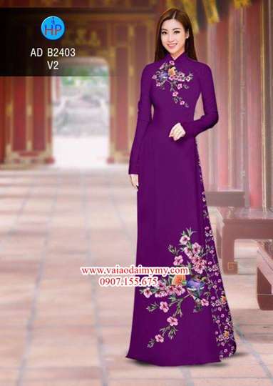 1515595789 178 vai ao dai chim tren canh hoa dao mua xuan ad