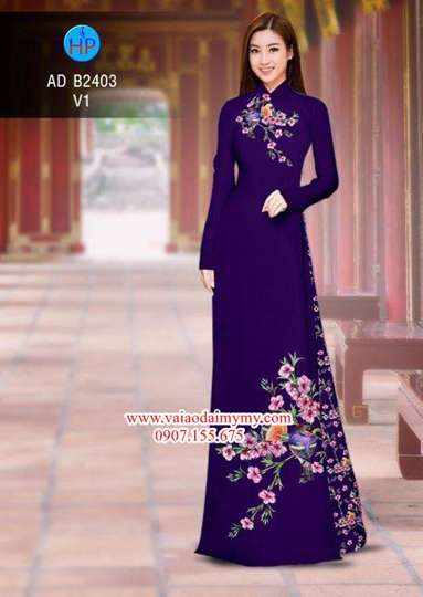 1515595789 360 vai ao dai chim tren canh hoa dao mua xuan ad