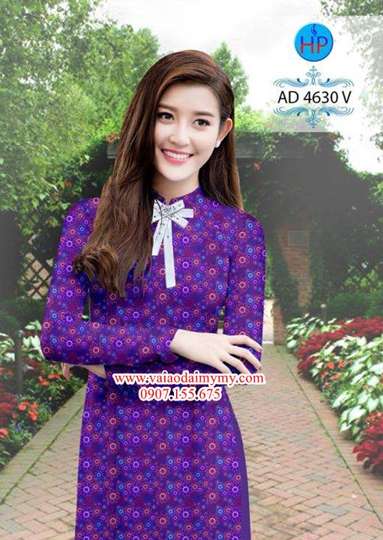 1516508990 850 vai ao dai hoa nho va no xinh ad