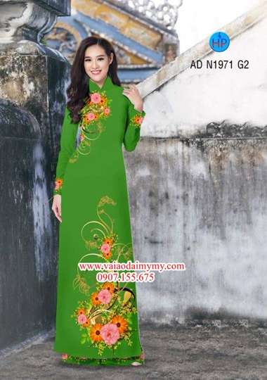 Vải áo dài Hoa in 3D AD N1971 37