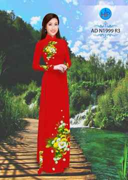 Vải áo dài Hoa Cúc xinh AD N1999 28