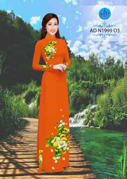 Vải áo dài Hoa Cúc xinh AD N1999 31