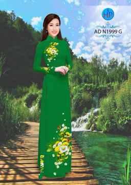 Vải áo dài Hoa Cúc xinh AD N1999 33