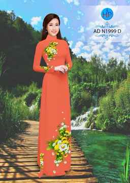 Vải áo dài Hoa Cúc xinh AD N1999 34