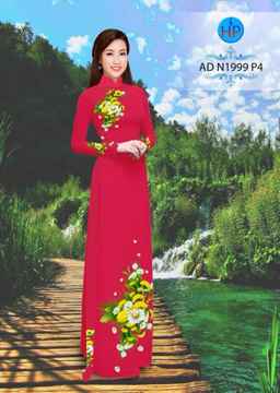 Vải áo dài Hoa Cúc xinh AD N1999 36