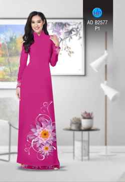 Vải áo dài Hoa Súng AD B2577 36
