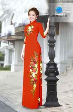 Vải áo dài Hoa in 3D AD N2022 32