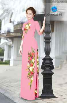 Vải áo dài Hoa in 3D AD N2022 34