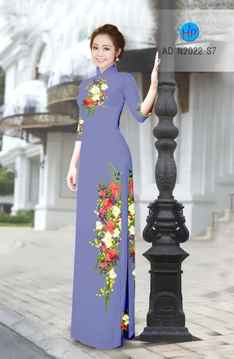 Vải áo dài Hoa in 3D AD N2022 36