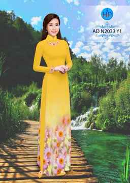Vải áo dài Cúc Hoa Mi AD N2033 32