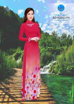 Vải áo dài Cúc Hoa Mi AD N2033 35
