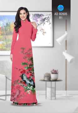 Vải áo dài Hoa in 3D AD B2605 32