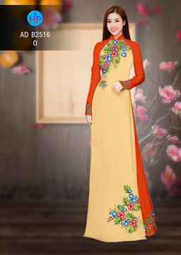 Vải áo dài Hoa in 3D AD B2516 27