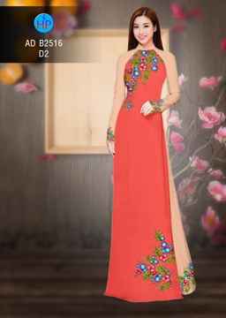 Vải áo dài Hoa in 3D AD B2516 31