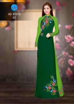 Vải áo dài Hoa in 3D AD B2516 36