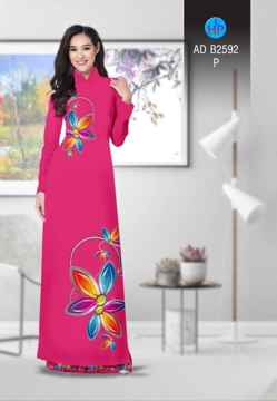 Vải áo dài Hoa in 3D AD B2592 29
