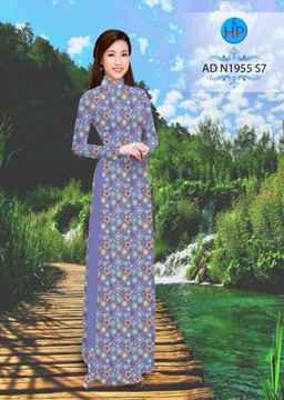 Vải áo dài Hoa xinh AD N1955 30