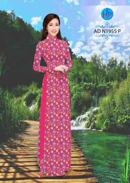 Vải áo dài Hoa xinh AD N1955 34
