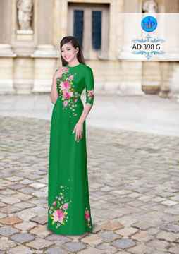 Vải áo dài Hoa in 3D nhẹ nhàng AD 398 28