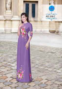 Vải áo dài Hoa in 3D nhẹ nhàng AD 398 29