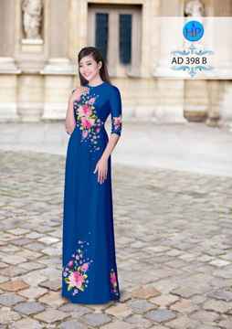 Vải áo dài Hoa in 3D nhẹ nhàng AD 398 31