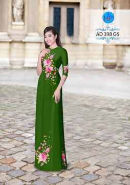 Vải áo dài Hoa in 3D nhẹ nhàng AD 398 33