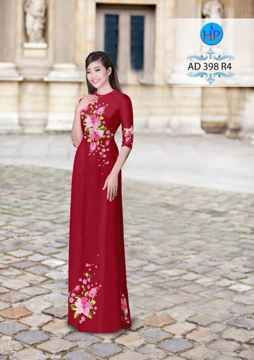 Vải áo dài Hoa in 3D nhẹ nhàng AD 398 36