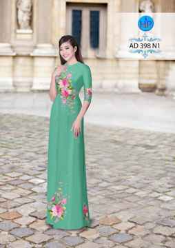 Vải áo dài Hoa in 3D nhẹ nhàng AD 398 35