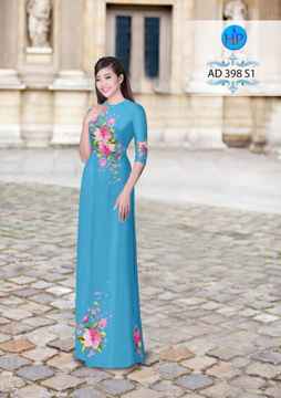 Vải áo dài Hoa in 3D nhẹ nhàng AD 398 37