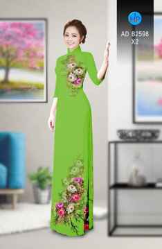 Vải áo dài Hoa in 3D AD B2598 26