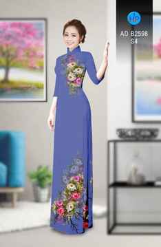 Vải áo dài Hoa in 3D AD B2598 29