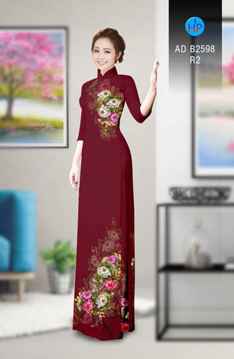 Vải áo dài Hoa in 3D AD B2598 30
