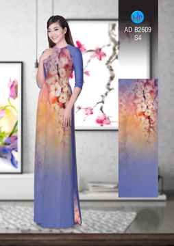 Vải áo dài Hoa in 3D AD B2609 29