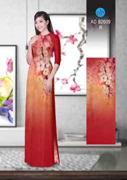 Vải áo dài Hoa in 3D AD B2609 27