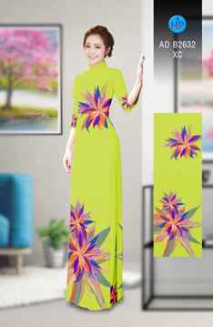 Vải áo dài Hoa in 3D AD B2632 29