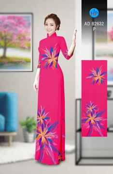 Vải áo dài Hoa in 3D AD B2632 31