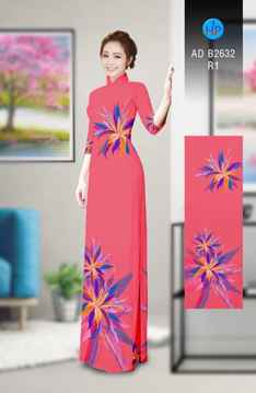 Vải áo dài Hoa in 3D AD B2632 30