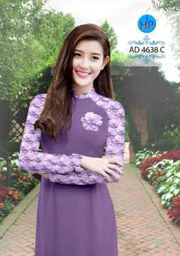Vải áo dài Hoa in 3D AD 4638 28