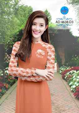 Vải áo dài Hoa in 3D AD 4638 31