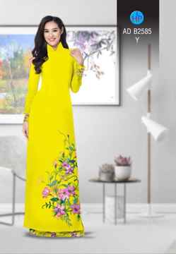 Vải áo dài Hoa in 3D AD B2585 28