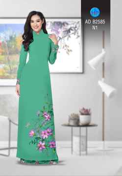 Vải áo dài Hoa in 3D AD B2585 31