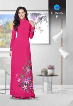Vải áo dài Hoa in 3D AD B2585 34