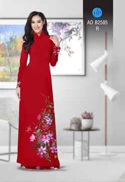 Vải áo dài Hoa in 3D AD B2585 32