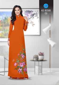 Vải áo dài Hoa in 3D AD B2585 36